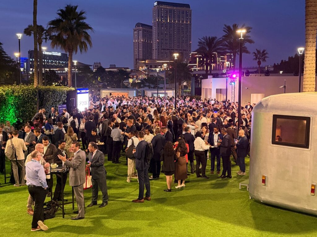 People gathered at Capacity Dubai